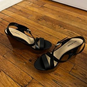 Black Wedges- Call It Spring